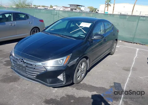 2020 Hyundai Elantra Sel z USA, uszkodzony, nr VIN 5NPD84LF0LH570931